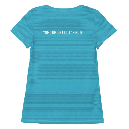 Women's Performance Off-bike Tee - Blue